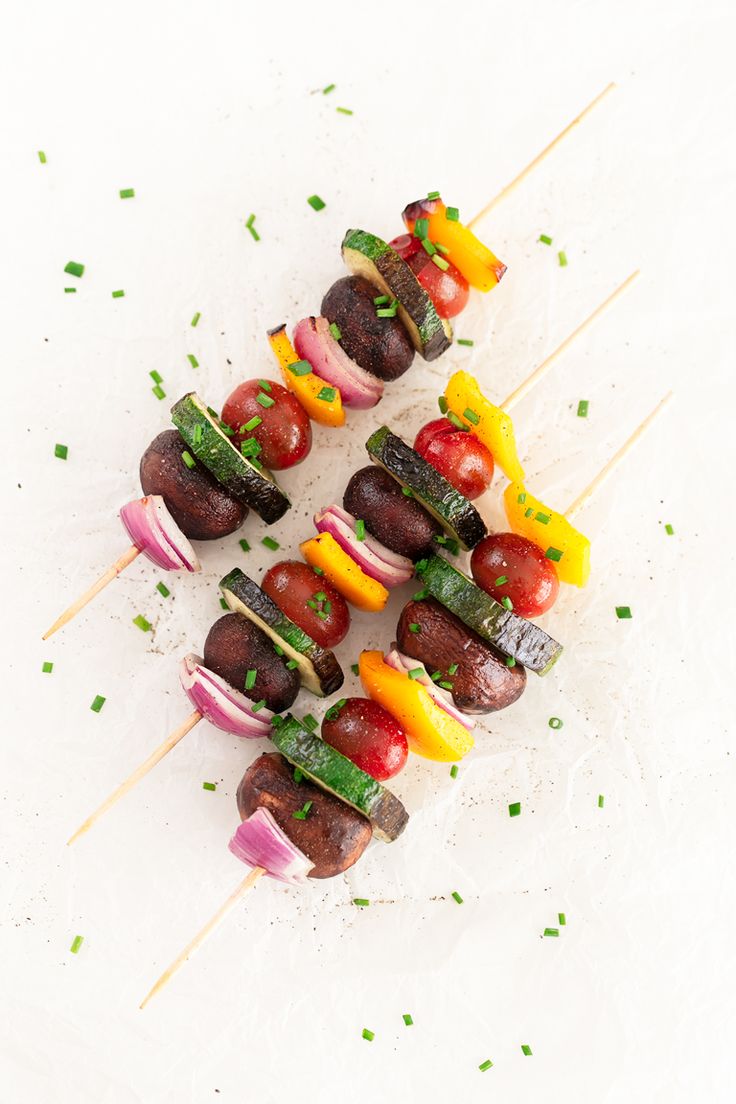 Brochetas vegana