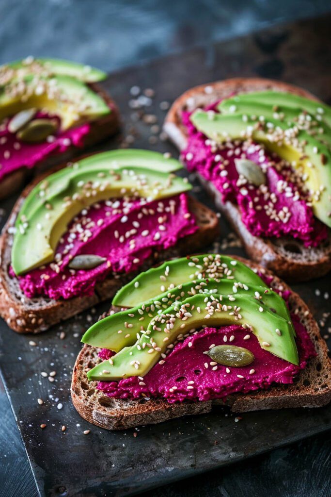 Tostadas veganas